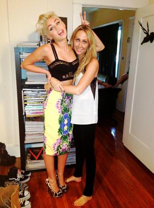 Miley Cyrus Caught Smoking
