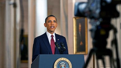 PHOTO: President Barack Obama, receive an update on the mission against Osama bin Laden in the Situation Room of the White House, May 1, 2011.