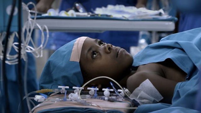 PHOTO: Angelique, a 6 year old Rwandan girl, travels to Sudan to a state-of-the-art facility to undergo heart surgery. The film is a short documentary called