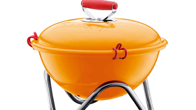 PHOTO: Bodum's FYRKAT portable grill is shown here.
