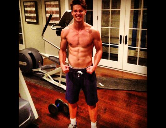Patrick Schwarzenegger Emulates Arnold