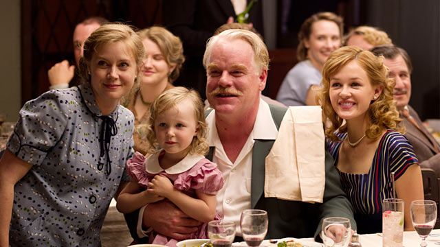 PHOTO: Phillip Seymour Hoffman and Amy Adams in The Master