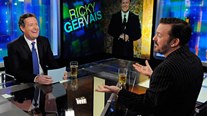 Photo: Ricky Gervais tells Piers Morgan what really happened behind the scenes at the Golden Globes