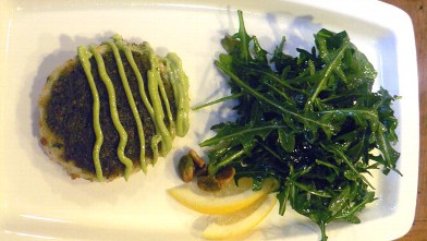 PHOTO: Diane Henderiks' pistachio crab cake is shown here.