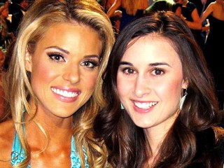 PHOTO Sisters Carrie, left, and Christina Prejean, are shown in this photo. Christina admitted she was surprised to hear the beauty queen, 21, call her a gay activist.