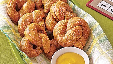 PHOTO: MyRecipes baked soft pretzels are shown here.