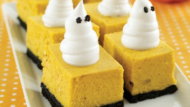 PHOTO:  MyRecipes' pumpkin cheesecake bars are shown here.