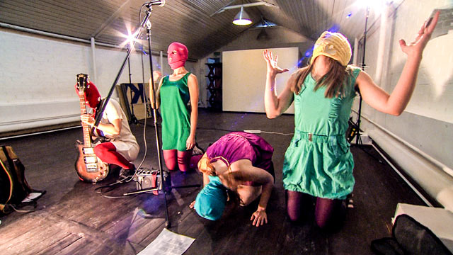 PHOTO: An upcoming HBO documentary follows Russian punk rock band, Pussy Riot, as they perform and are eventually arrested.