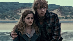 PHOTO Emma Watson as Hermione Granger and Rupert Grint as Ron Weasley are shown in a scene from "Harry Potter and the Deathly Hallows--Part I."