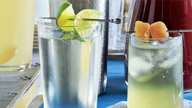 PHOTO: Health Magazine's royal gin and tonic recipe is shown here.