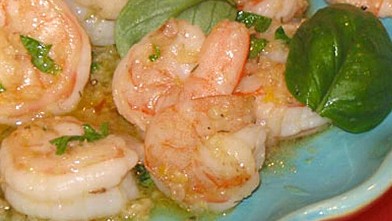 PHOTO: Julia Child's Shrimp in Lemon and Garlic.