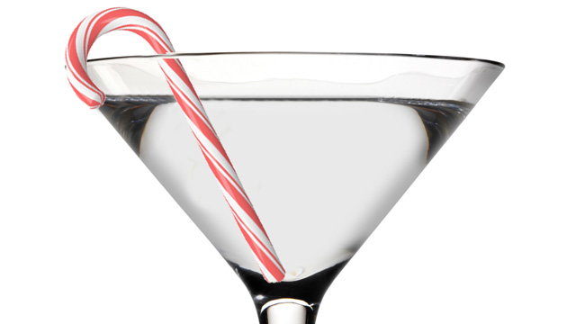 PHOTO: Skinnygirl Cocktail's candycane martini is shown here.