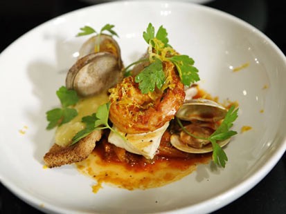 PHOTO: Richard Blais spicy bouilliablais stew is shown here.