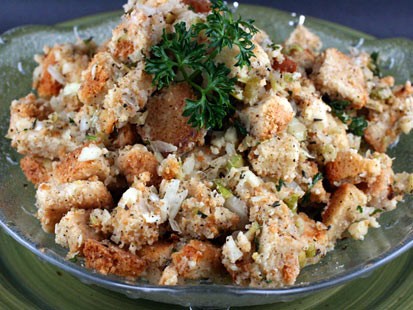 PHOTO: Stephanie ODeas slow-cooker stuffing for Thanksgiving.