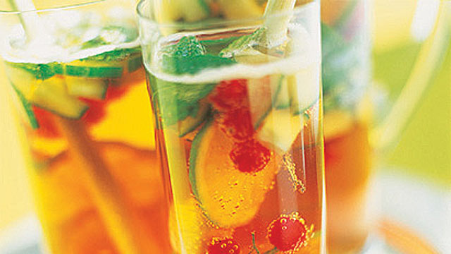 PHOTO: Andrea Correale's Super Bowl commercial cocktail is shown here.
