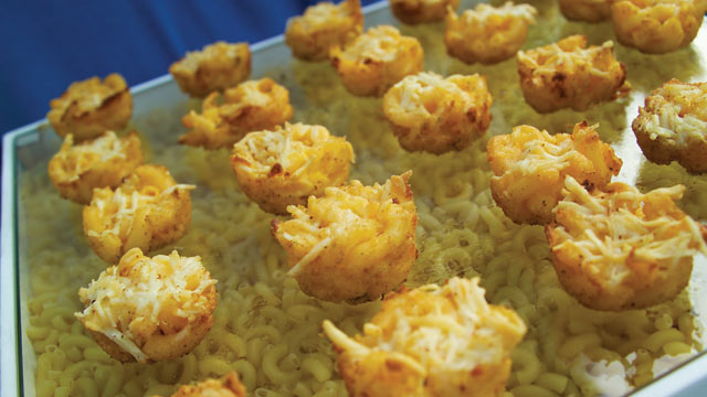 PHOTO: Andrea Correale's mac and cheese bites are shown here.