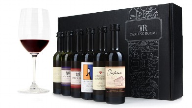 PHOTO: Emeril's curated holiday wine sampler is offered at the Tasting Room.