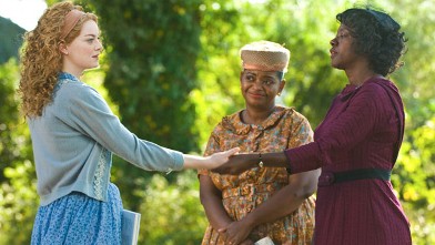PHOTO: In Jackson, Mississippi in 1963, Skeeter Phelan (Emma Stone), Minnie Jackson (Octavia Spencer) and Aibileen Clark (Viola Davis) together take a risk that could have profound consequences for them all in DreamWorks Pictures' drama, "The Help", based