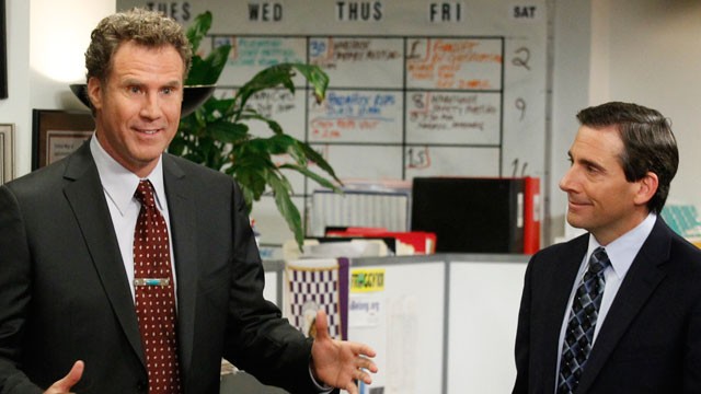 PHOTO: Will Ferrell as Deangelo Vickers and Steve Carell as Michael Scott in The Office