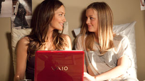 PHOTO Minka Kelly, left, and Leighton Meester star in Screen Gems thriller The Roommate.