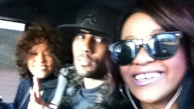 PHOTO: Bobbi Kristina Posted a picture of herself, Nick Gordon and her mother Whitney Houston on her twitter page, Dec. 26, 2011.