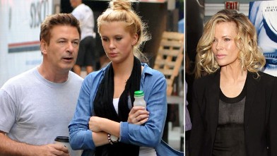 PHOTO: Alec Baldwin with his daughter Ireland Baldwin, left, and Kim Basinger at the Los Angeles Premiere of "The Informers", April 16, 2009 in Hollywood.