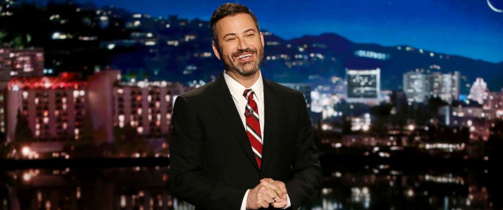 PHOTO: Jimmy Kimmel addresses the audience on "Jimmy KImmel Live," Sept. 21, 2017.