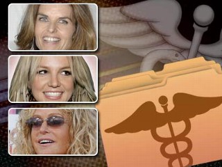 Maria Shriver, Farrah Fawcett and Britney Spears medical records