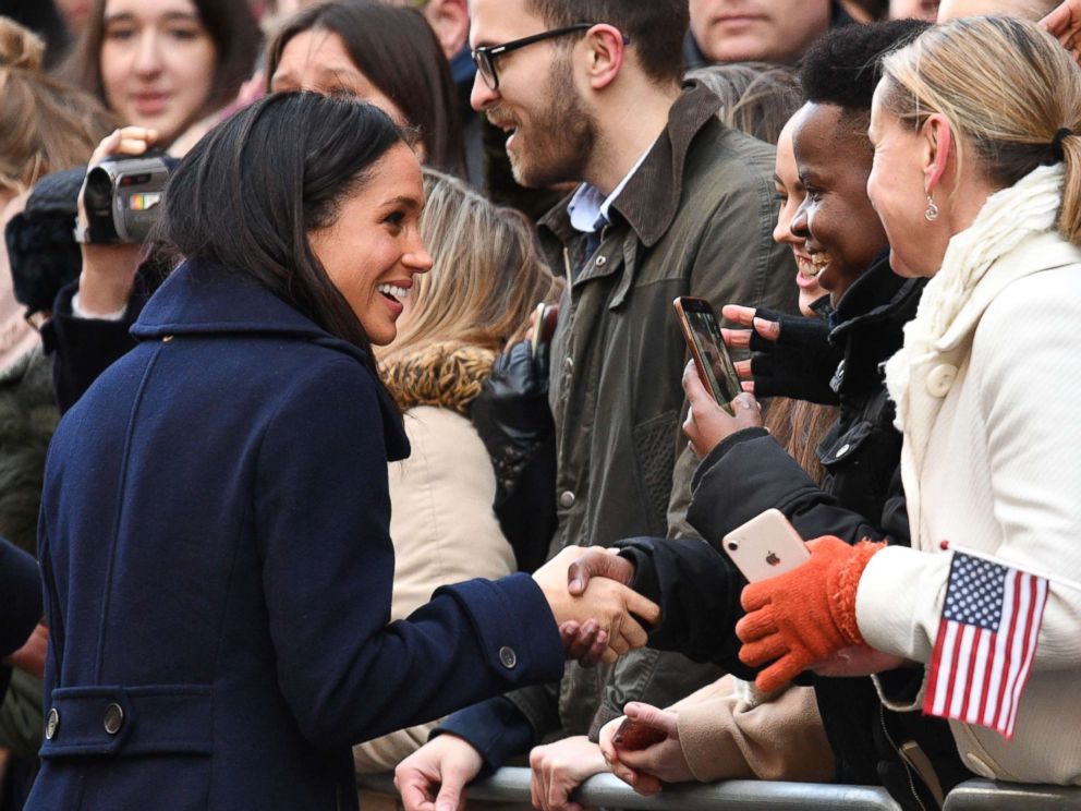 PHOTO: Prince Harry and Meghan Markle visit the Terrence Higgins Trust World AIDS Day Charity Fair in Nottingham, England, Dec. 1, 2017.