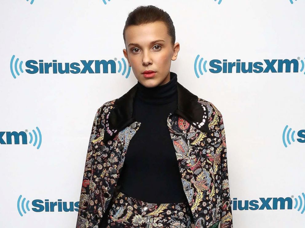 PHOTO: Millie Bobby Brown attends SiriusXMs Town Hall with the cast of Stranger Things, Nov. 1, 2017 in New York City.