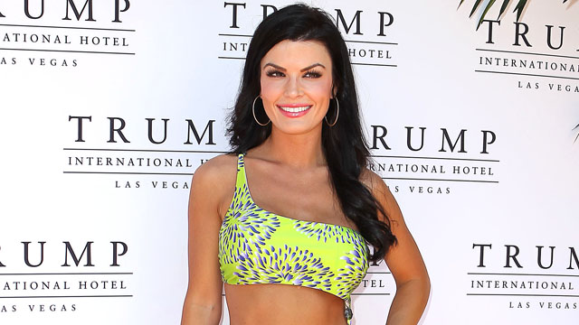 PHOTO: Miss Pennsylvania Sheena Monnin attends the Kooey Swimwear Fashion Show at the Trump International Hotel, May 23, 2012.