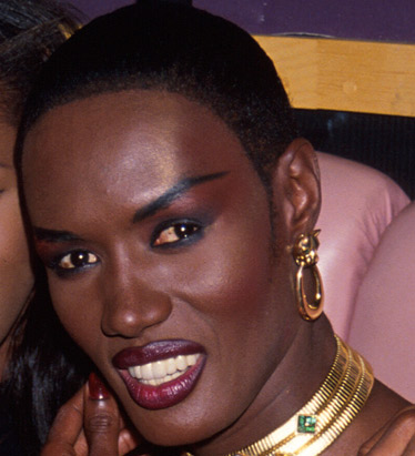 Singer and model Grace Jones became a style icon of the 1980s with her power