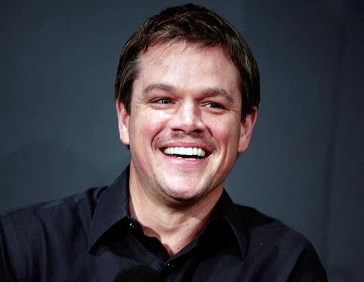 Are these famous men crossing the hairy line? Matt Damon
