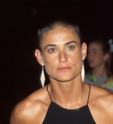 Demi Moore was still recovering from her topless turn in Striptease