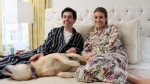 PHOTO: A celebrity super-fan funded a holiday to Hollywood after convincing thirteen famous people - to sleepover at their homes.