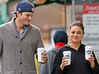 Photos: Ashton and Mila's Morning Date