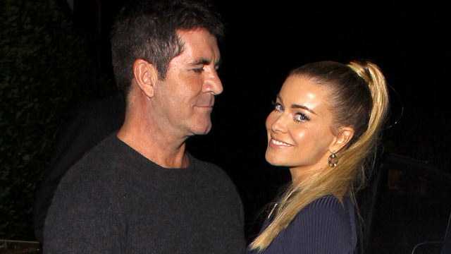 PHOTO: Simon Cowell and Carmen Electra are seen leaving Cecconi's restaurant in West Hollywood, Calif., Sept. 22, 2012.