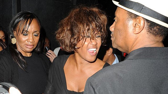 PHOTO: The 48-year-old, Whitney Houston was last spotted looking worse for wear in Hollywood, California after enjoying a party with friends, Feb. 9, 2012.