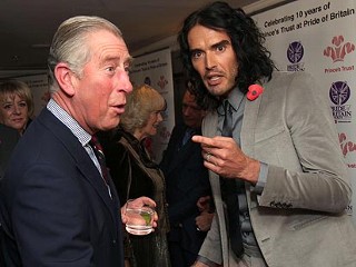 PHOTO: Prince Charles and Russell Brand.