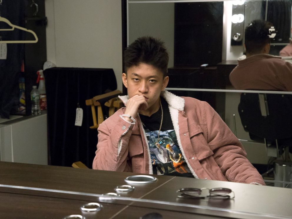 PHOTO: Rich Chigga speaks with ABC News Alexa Valiente, Nov.7, 2017, at ABC News studios in New York City.