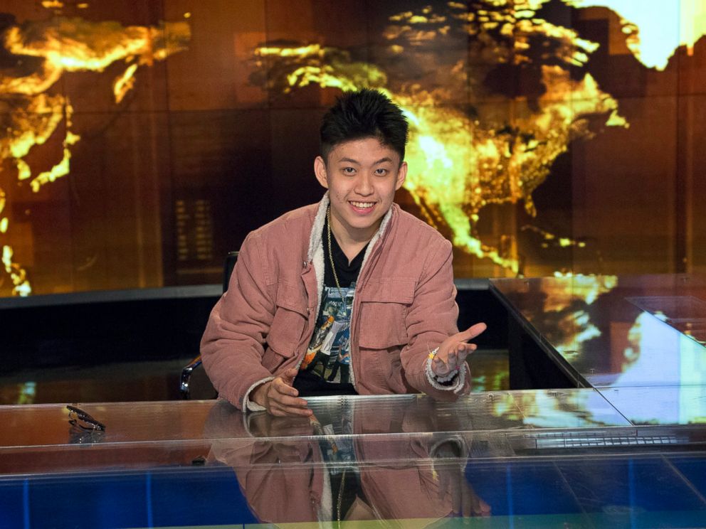 PHOTO: Rich Chigga speaks with ABC News Alexa Valiente, Nov.7, 2017, at ABC News studios in New York City.