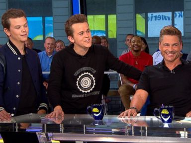 Rob Lowe and his 2 sons talk new TV show