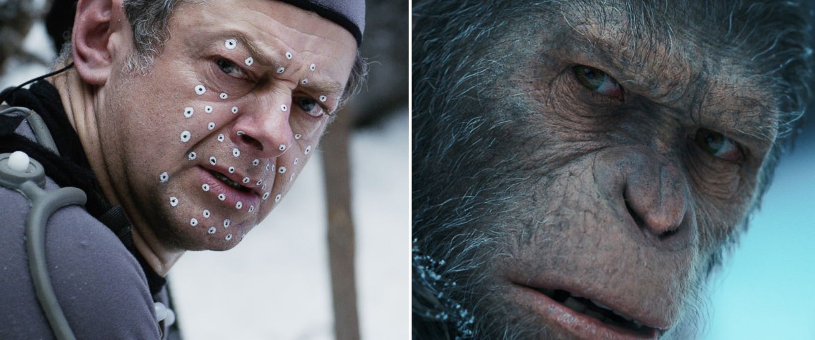 PHOTO: Andy Serkis on the set of Twentieth Century Fox's
