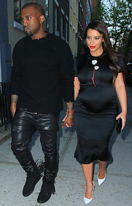 Kim K Glamorous in Black