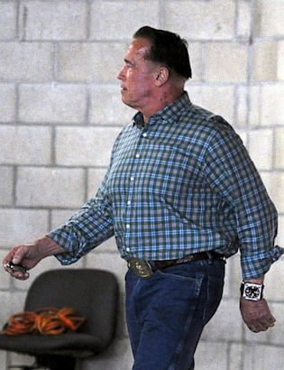 Arnold Schwarzenegger's 'Bowl' Cut