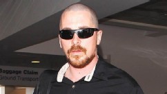 Christian Bale Shaves his Head!
