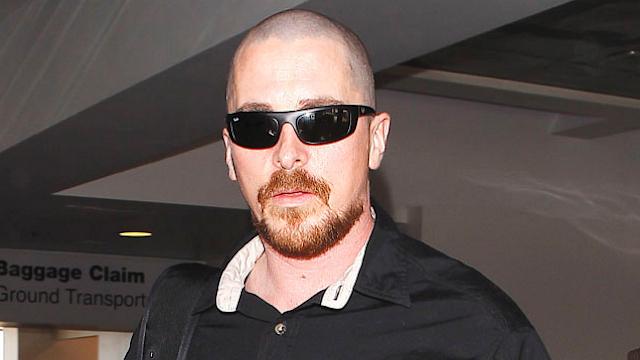 Christian Bale Shaves his Head!