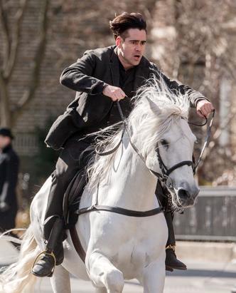 Colin Farrell Gallops A Horse in 'Winter's Tale'