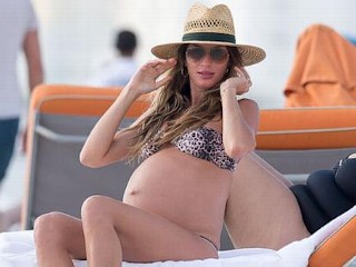 Photos: Gisele's Bikini Baby Bump