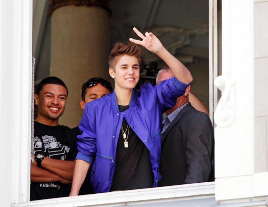 Justin Bieber Trains with Tyson